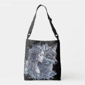 Fairy en Wolf Crossbody Tas (Achterkant)