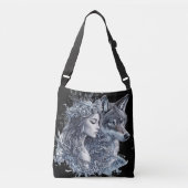 Fairy en Wolf Crossbody Tas (Voorkant)