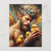 Fairy en zijn Buff Chicks Briefkaart (Voorkant)