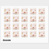 Fairy Enchanted Baby shower Favor Sticker (Vel)