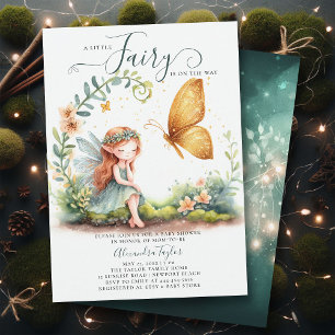 Fairy Enchanted Emerald Gold Schattige Baby Girl S Kaart