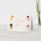 Fairy Enchanted Fairies Baby shower Bedankkaart (Voorkant)