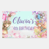 Fairy enchanted Forest sticker (Voorkant)