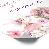 Fairy Enchanted Forest Verjaardag Dank u Poster (Hoek)