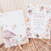 Fairy Enchanted Garden verjaardagsfeestje Kaart