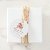 Fairy Enchanted Mashroom 1e Verjaardag Dank je wel Bedankjes Labels (In situ)