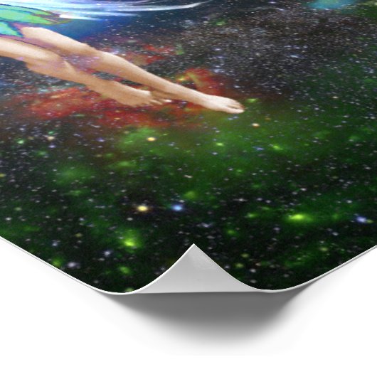 Fairy Encounters Cat Poster (Hoek)