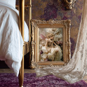 Fairy Ethereal Floral Dusty Plum Eggshell Beige Tissuepapier