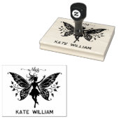 Fairy ex libris stempel (Gestempeld)