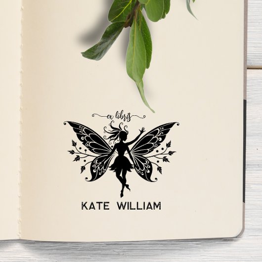 Fairy ex libris stempel