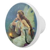  Fairy Fae Harp Candle Ocean Keramische Knop (Rechts)