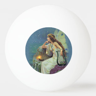   Fairy Fae Harp Candle Ocean Pingpongbal
