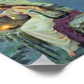   Fairy Fae Harp Candle Ocean Poster (Hoek)