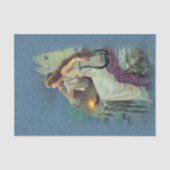   Fairy Fae Harp Candle Ocean Tissuepapier (Voorkant)