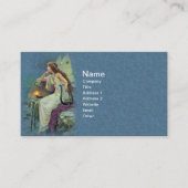 Fairy Fae Harp Candle Ocean Visitekaartje (Voorkant)