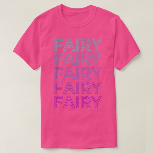 Fairy Fairycore Retro T-shirt (Design voorkant)