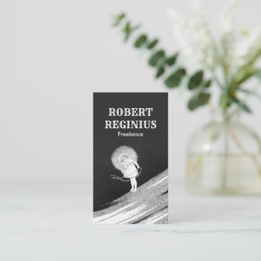 Fairy Fairyland  kunst Visitekaartje (Staand voorkant)