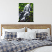 Fairy Falls | Colombia River Gorge Oregon. Canvas Afdruk (Insitu (Slaapkamer))