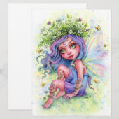 Fairy Fantasy Art Kaart (Voorkant / Achterkant)