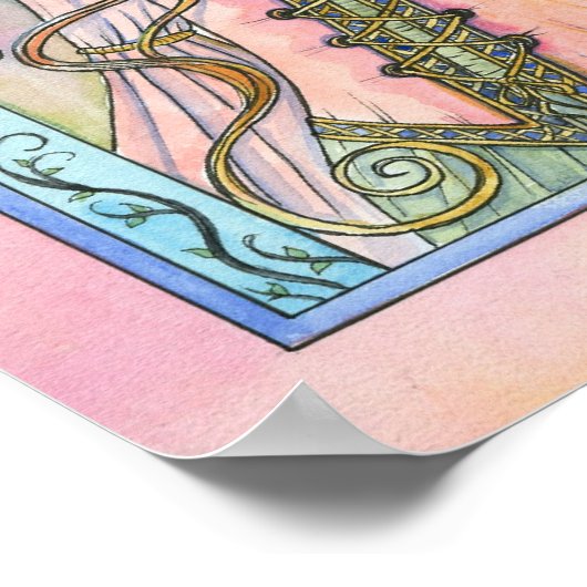 Fairy Fantasy Art Poster Afdrukken van Molly Harri (Hoek)