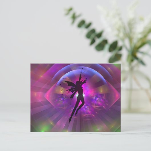 Fairy Fantasy Briefkaart (Staand voorkant)