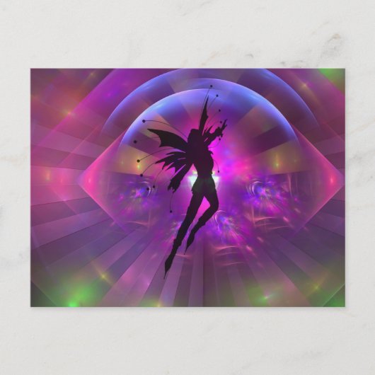 Fairy Fantasy Briefkaart (Voorkant)