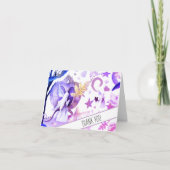 *~* Fairy Fantasy Castle Baby shower Hartelijk dan Bedankkaart (Voorkant)