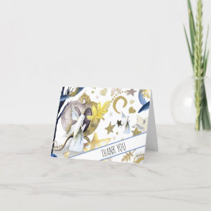 *~* Fairy Fantasy Coach Baby shower Hartelijk dank Bedankkaart