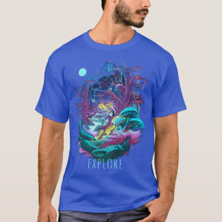 Fairy Fantasy Forest Mushroom Beautiful Nature Fun T-shirt