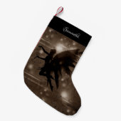 Fairy Fantasy Kerstmis stoppen Kleine Kerstsok (Voorkant (Hangend))