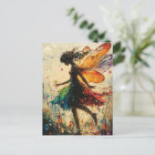 Fairy Fantasy with Bubbles Briefkaart (Staand voorkant)