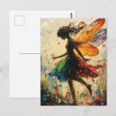 Fairy Fantasy with Bubbles Briefkaart (Voorkant / Achterkant)