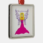 Fairy Fashionista Metalen Ornament (Rechts)
