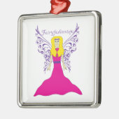 Fairy Fashionista Metalen Ornament (Links)