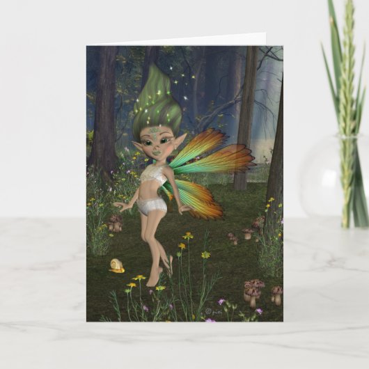 Fairy Feena - Wenskaart Kaart (Voorkant)