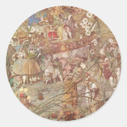 Fairy Feller's Gathering Ronde Sticker (Voorkant)