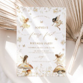 Fairy First Birthday Boho Kaart