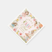 Fairy First Birthday Enchanted Garden Bright Servet (Hoek)