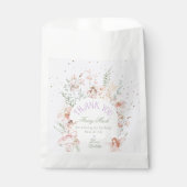 Fairy First Birthday Enchanted garden Lilac Bedankzakje (Voorkant)