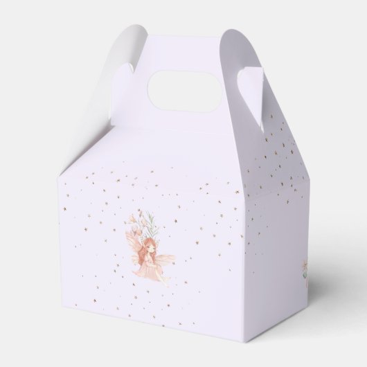 Fairy First Birthday Enchanted garden Whimsical Bedankdoosjes (Achterkant)