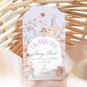 Fairy First Birthday Enchanted garden Whimsical Cadeaulabel