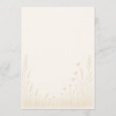 Fairy First Birthday Floral Watercolor Kaart (Achterkant)