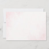 Fairy First Birthday Forest Mushroom Foto Kaart (Achterkant)