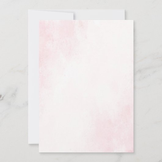 Fairy First Birthday Forest Waterverf paddenstoel Kaart (Achterkant)