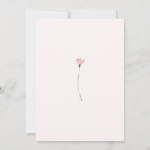 Fairy First Birthday Invitation Kaart (Achterkant)