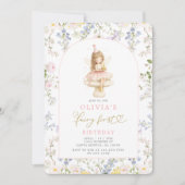 Fairy First Birthday Kaart (Voorkant)