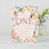 Fairy First Birthday Kaart (Staand voorkant)