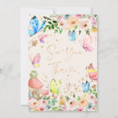 Fairy First Birthday Kaart (Achterkant)