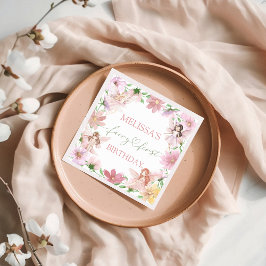 Fairy First Birthday Paper Napkins Servet