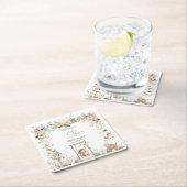 Fairy First Birthday Party Personalized Kartonnen Onderzetters (Insitu)